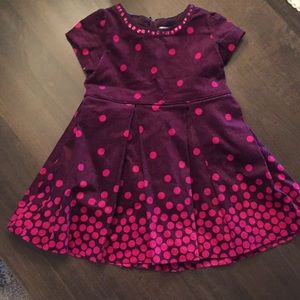 Hartstrings polka dot dress, size 2T